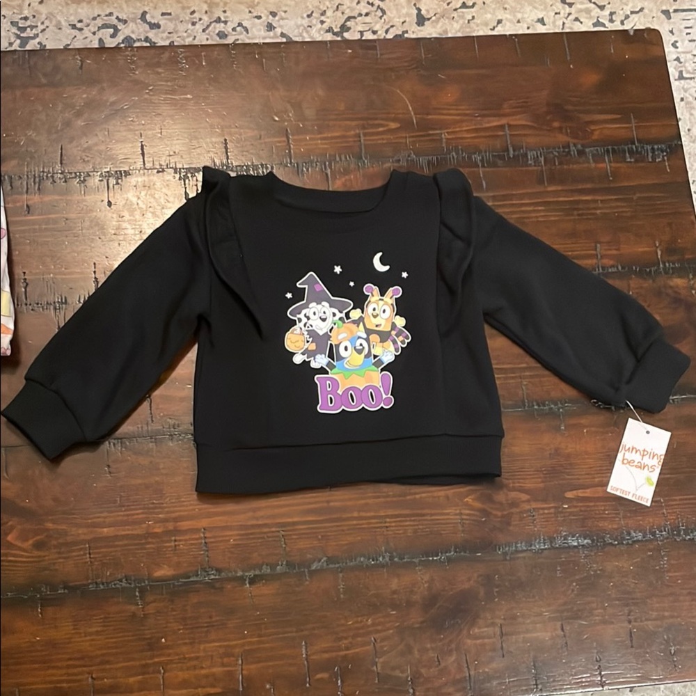 Bluey Halloween Sweatshirt 18 M